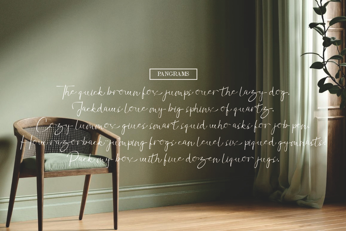 Thalune Script Font, a Script Font by JNJ Studio (Photo 7 of 9)