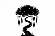 Banyan Tree Vector Illustration, an Illustration by Amazin_art (Thumbnail 3 of 11)