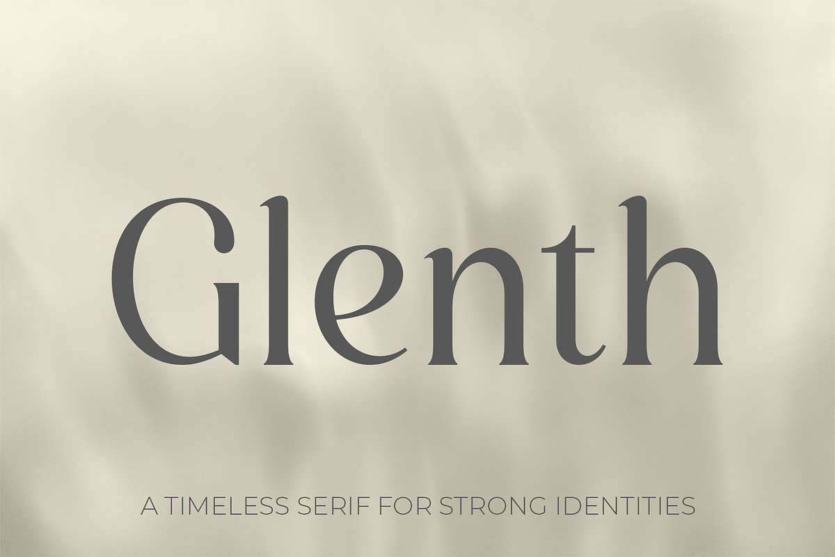 Glenth Elegant Serif Typeface, a Serif Font by OWPictures (Photo 1 of 10)