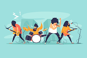 Rock band.