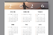 Calendar Set For 2026 To 2029 Years, a Stationery Template by ContestDesign (Thumbnail 3 of 6)