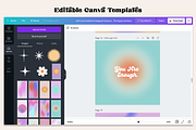 Instagram Quotes Illustrator +Canva, a Social Media Template by The Gypsy Goddess (Thumbnail 6 of 7)