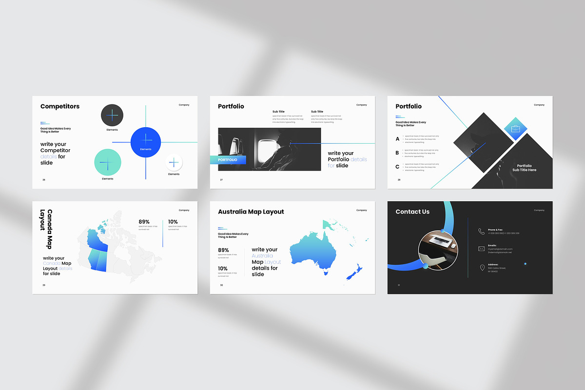 Company Proposal Template, a Presentation Template by slidestock55 (Photo 8 of 8)