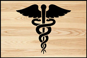 20 Caduceus Symbol Silhouette Set, an Illustration by hafijul (Thumbnail 2 of 4)