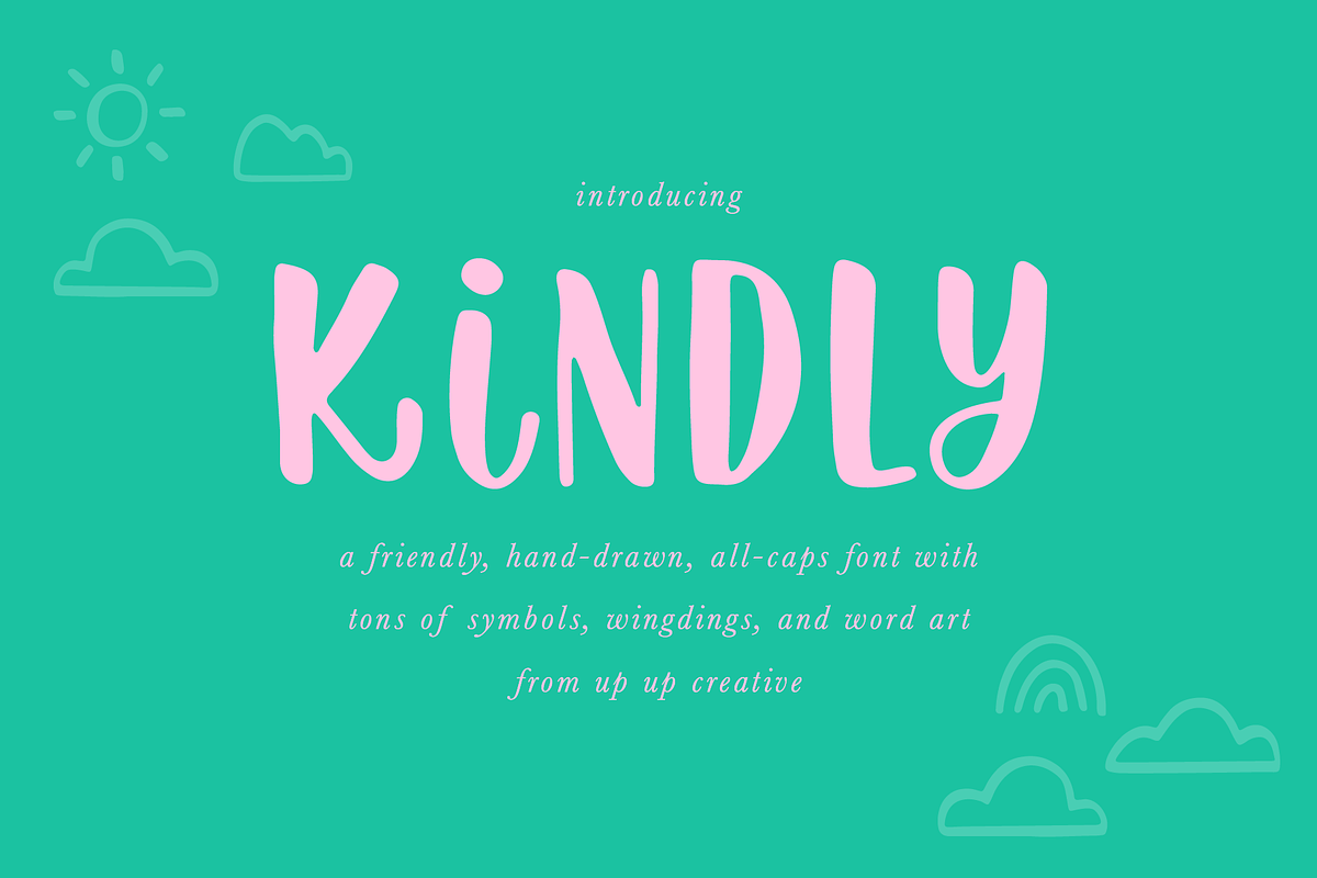 Kindly Handwritten Font + Extras