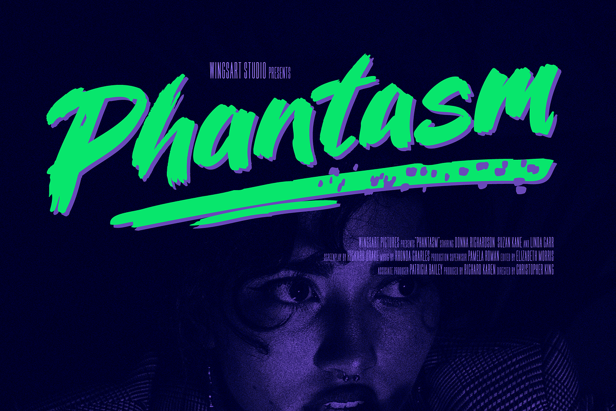 More Brains! Retro Horror Font, a Handwritten Font by Wingsart Studio (Photo 13 of 14)