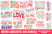 Retro Funny Sarcasm SVG Bundle, an Object Graphic by FiveStarCrafting (Thumbnail 1 of 15)