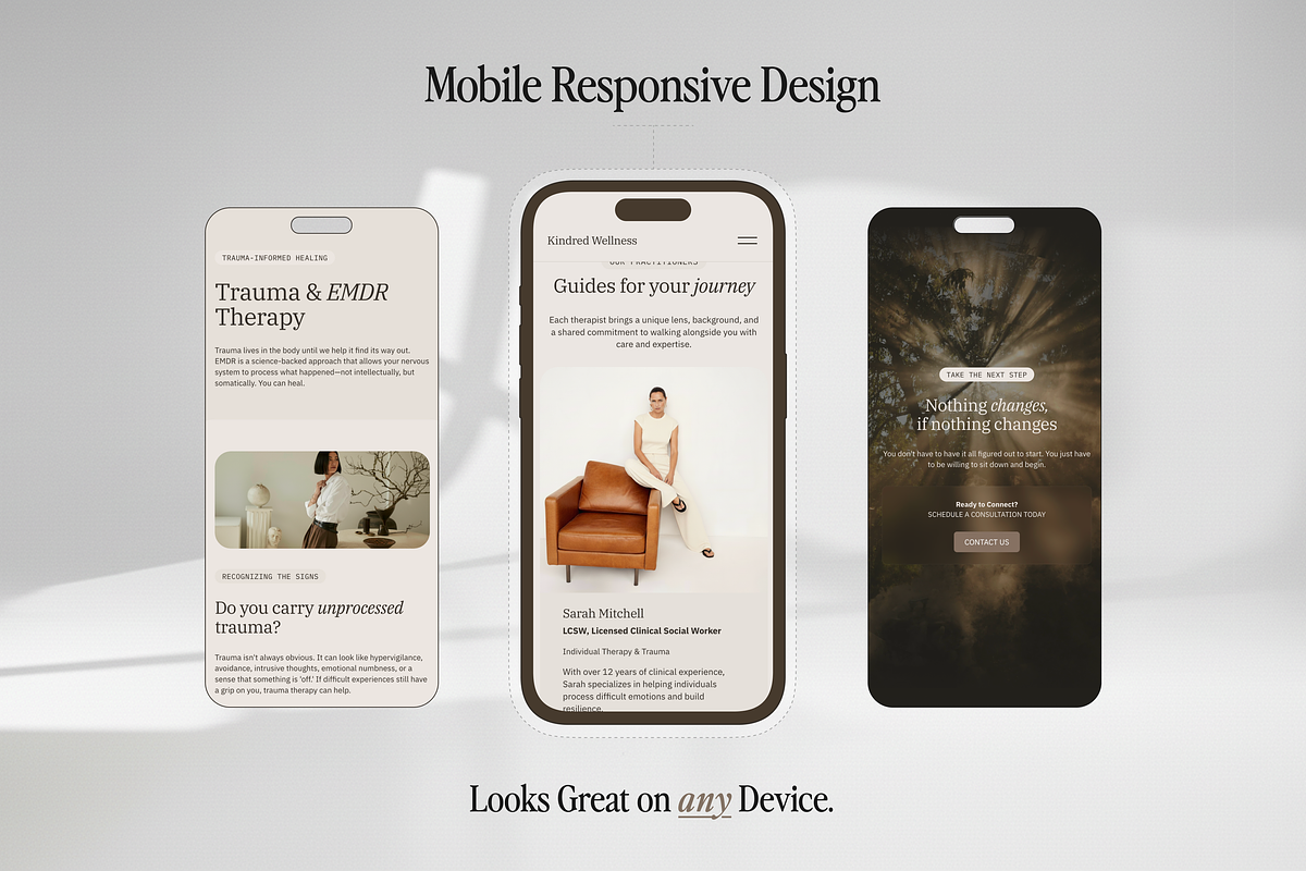 Squarespace Template for Therapists, a Squarespace Template by Glowup Online (Photo 4 of 7)