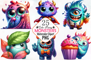 Cute Funny Monster Sublimation, a Seasonal Illustration by RobertsArt