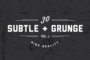 30 Very Subtle Grunge Brushes V.2