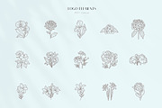Floral logo elements and templates, a Graphic by Vasylyka (Thumbnail 5 of 12)