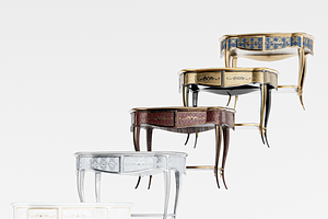 Vintage table, a Furniture 3D Model by Snji | 3D Models