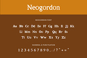 Neogordon Serif Font, a Sans Serif Font by UICreative (Thumbnail 4 of 4)