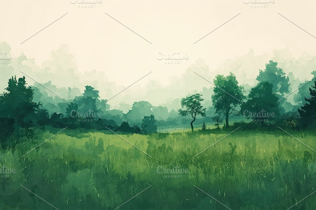 Painted Artistic Landscape Bundle, a Background Photo by M9 Design (Photo 15 of 15)