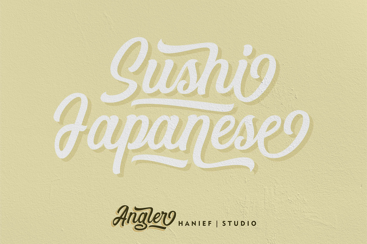 Angler Modern Script Font preview 6