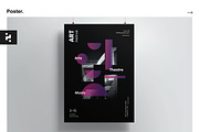 Art Fest Geometric Poster, a Flyer Template by Neermana (Thumbnail 1 of 4)