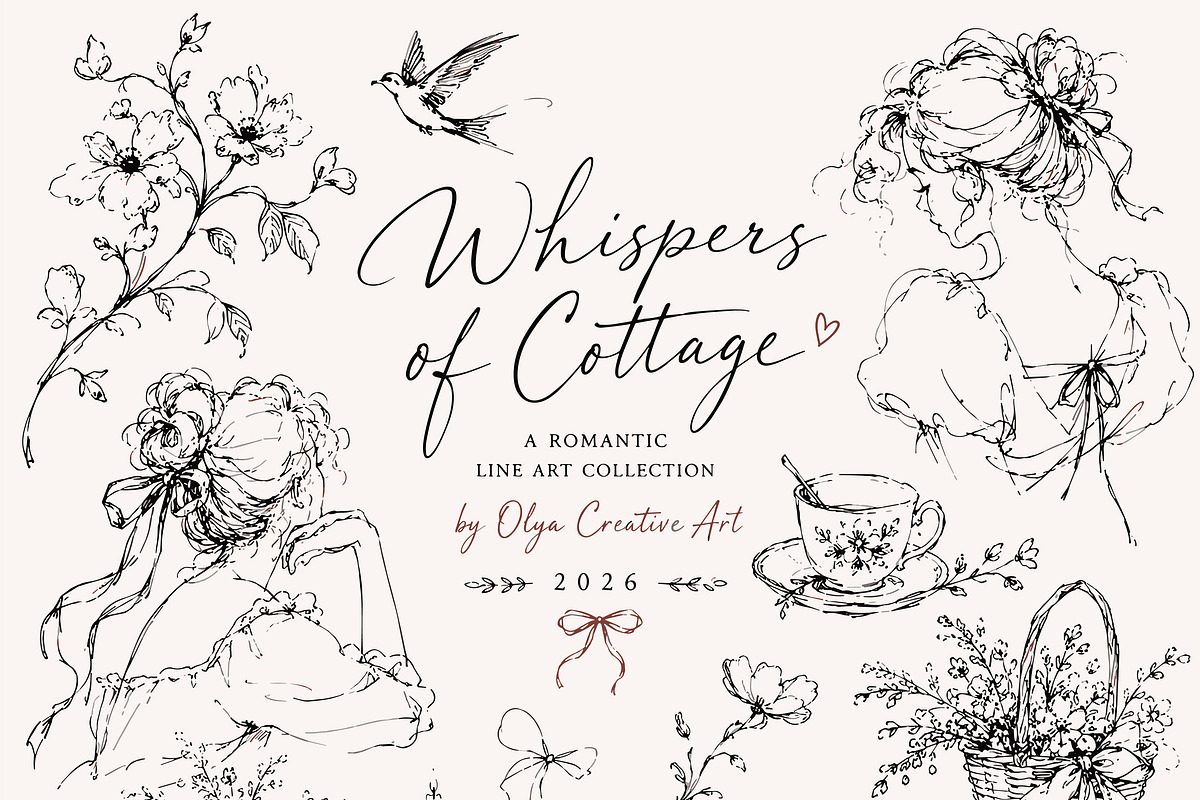 Whimsical Cottagecore Illustrations, an Object Graphic by Olya Creative (Photo 3 of 4)