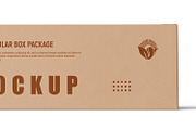 Kraft Cardboard Paper Box Mockup, a Packaging Mockup by Ram Studio LLC (Thumbnail 12 of 18)