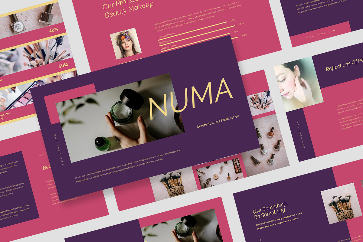 Numa : Beauty Brand Powerpoint