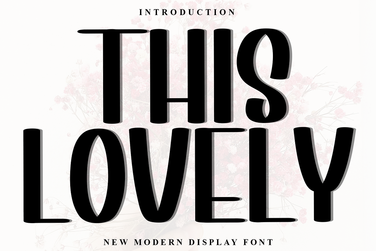 This Lovely, a Sans Serif Font by FreshTypeINK (Photo 1 of 8)