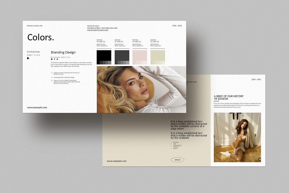 Brand Guidelines Presentation, a Presentation Template by Alvi-Studio (Photo 3 of 9)