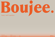 Boujee - Fancy Serif Typefamily