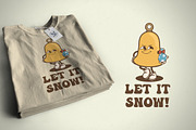 Christmas Bell Vintage Cartoon, an Illustration by vectstudio (Thumbnail 4 of 5)