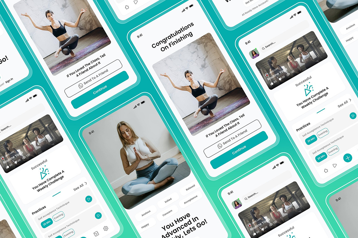 Health And Wellness Mobile Apps, an App Template by SquidPixey (Photo 5 of 5)