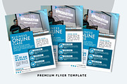 Online Class Flyer Template, a Flyer Template by ResumeFabs (Thumbnail 1 of 3)