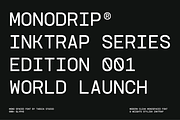 TBJ Monodrip Inktrap Monospace, a Sans Serif Font by Taboja Studio (Thumbnail 1 of 15)