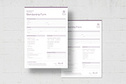 Member Registration Form Template, a Stationery Template by BrandPacks (Thumbnail 3 of 6)