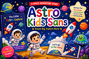 Astro Kids Sans, a Serif Font by Wow Magic (Thumbnail 2 of 7)