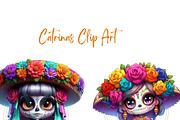 Cute dolls Catrina Day of the dead, a Seasonal Illustration by VM PARTYS  BY TAIRUMA (Thumbnail 6 of 8)