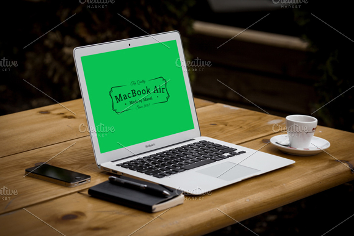 Mockup Bundle Macbook Air 40% Off, an iPhone Mockup by Made by Mancie (Photo 2 of 5)
