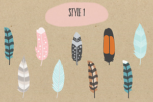 Bohemian Feathers Pack