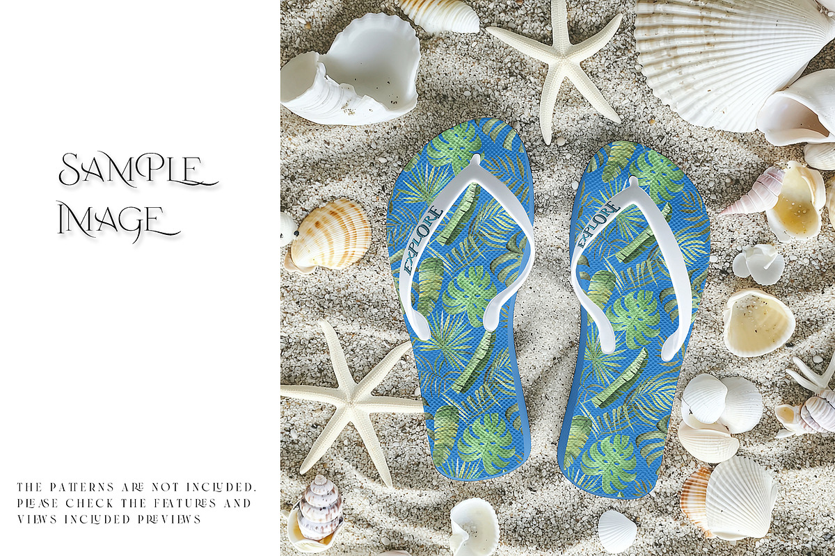 Flip Flops PNG & PSD Mockups, a Product Mockup by mock-ups (Photo 11 of 14)