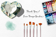 Powder Blue Paisley, a Pattern Graphic by Zeesi Design Garden (Thumbnail 8 of 8)