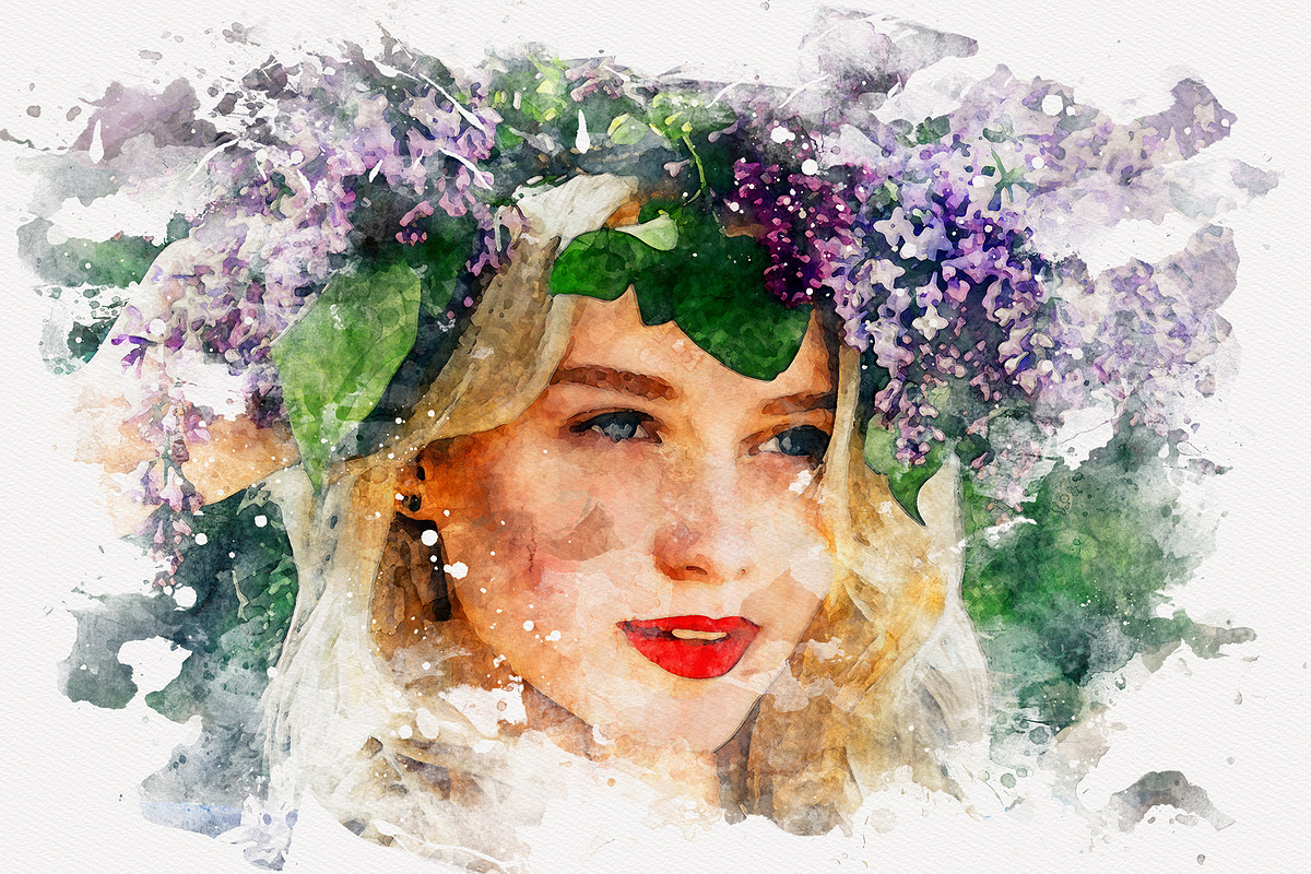 #1 Watercolor Photoshop Mock-ups, an Action Add-On by SlideSalad (Photo 3 of 44)