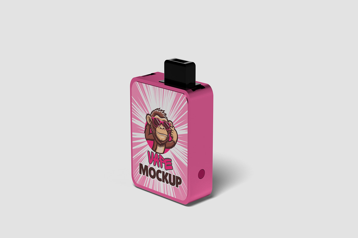 Vape Mockup, a Merchandise Mockup by ulfatunnazira (Photo 3 of 5)