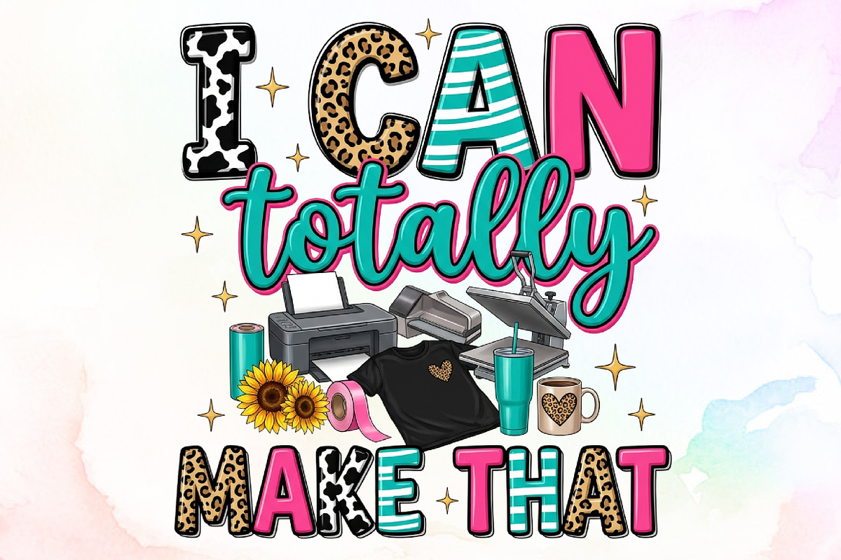 I Can Totally Make That Sublimation, a Work Illustration by Sublimation Artist (Photo 1 of 9)