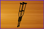 15 Crutch Silhouette Clipart Set, an Illustration by musafir_fashion (Thumbnail 4 of 4)