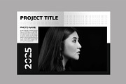 Portfolio Black & White Template, a Marketing Template by Slide_Genius1 (Thumbnail 5 of 5)