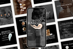 Skincare Instagram Coach Templates