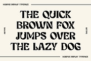 Murphe Display Typeface - Hitype, a Serif Font by Hitype (Thumbnail 5 of 12)