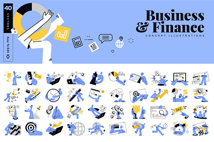 Creative business and finance, a Finance Illustration by PureSolution