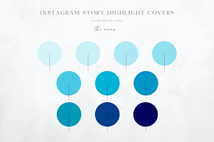 Instagram Story Highlight Cover, a Social Media Template by Anna Wisjo Studio