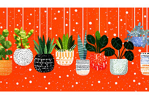 Thriving houseplants in geometric, an Arts & Entertainment Photo by ZinetroN