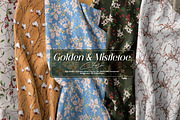 Golden & Mistletoe Charm, a Pattern Graphic by MSNTY STUDIOX (Thumbnail 1 of 26)