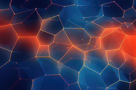 Abstract blue and orange background, a Photo by Iftikhar Alam