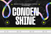 Condenshine, a Sans Serif Font by graphicook (Thumbnail 1 of 10)